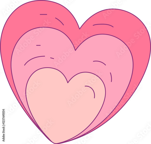 Heart object illustration
