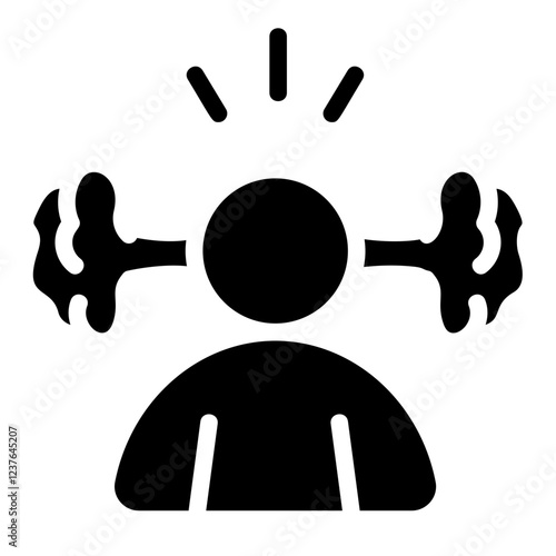 Angry Solid Icon