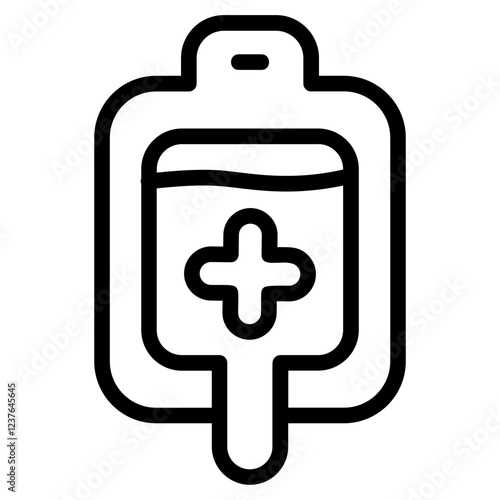 Blood donation Line Icon