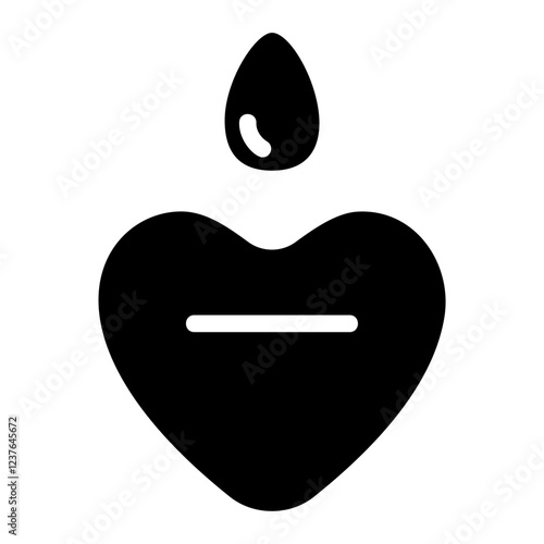 Blood donation Solid Icon