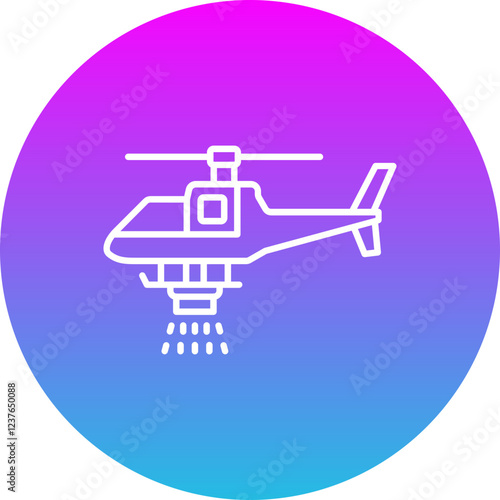 Firefighter Helicopter Icon