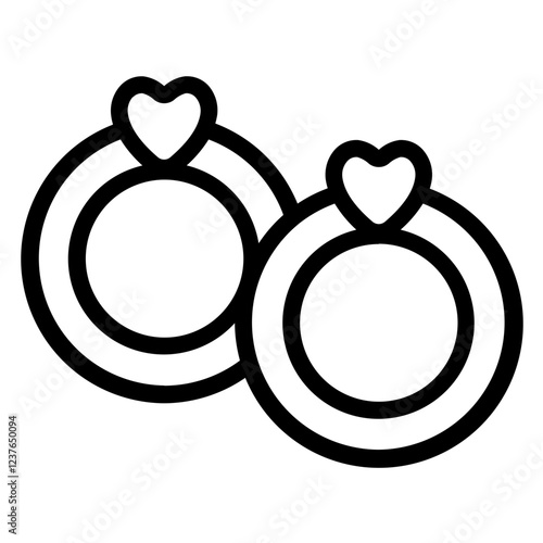 Dating love Line Icon