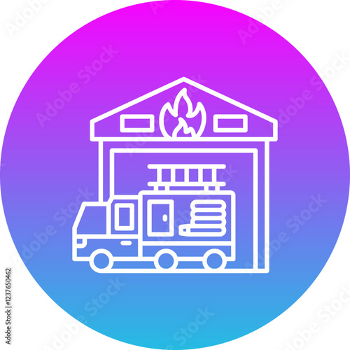 Fire Station Icon