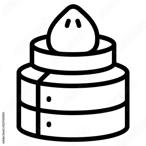 Dim sum Line Icon