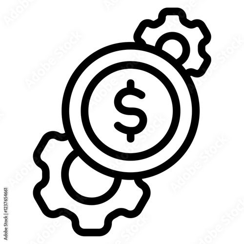 Investment planning Line Icon
