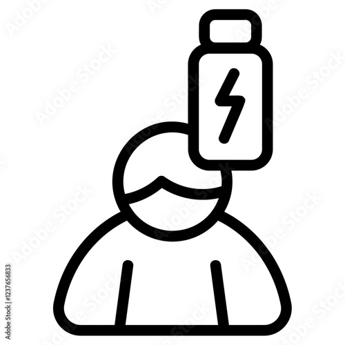 Low energy Line Icon