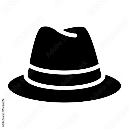 Man hat Solid Icon