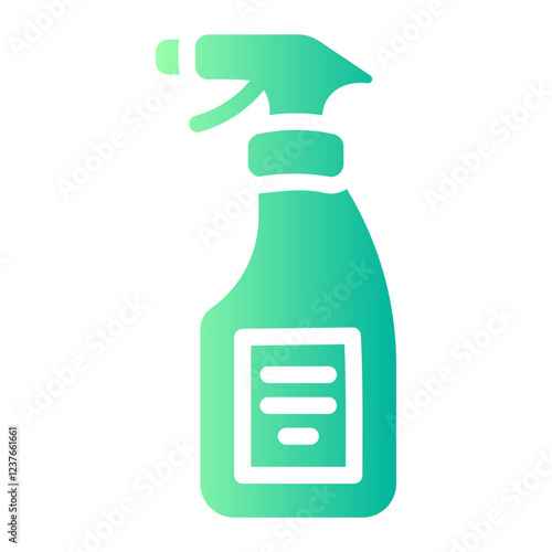 cleaning spray Gradient icon
