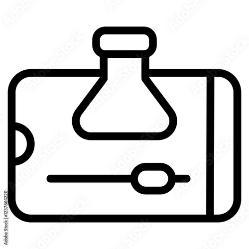 Science tutorial Line Icon