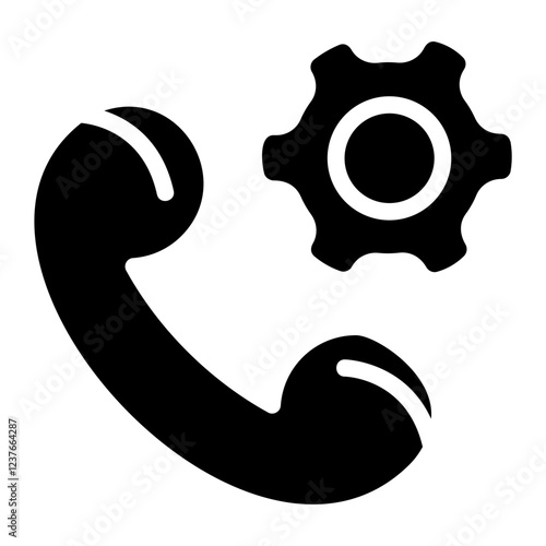 Service center help Solid Icon