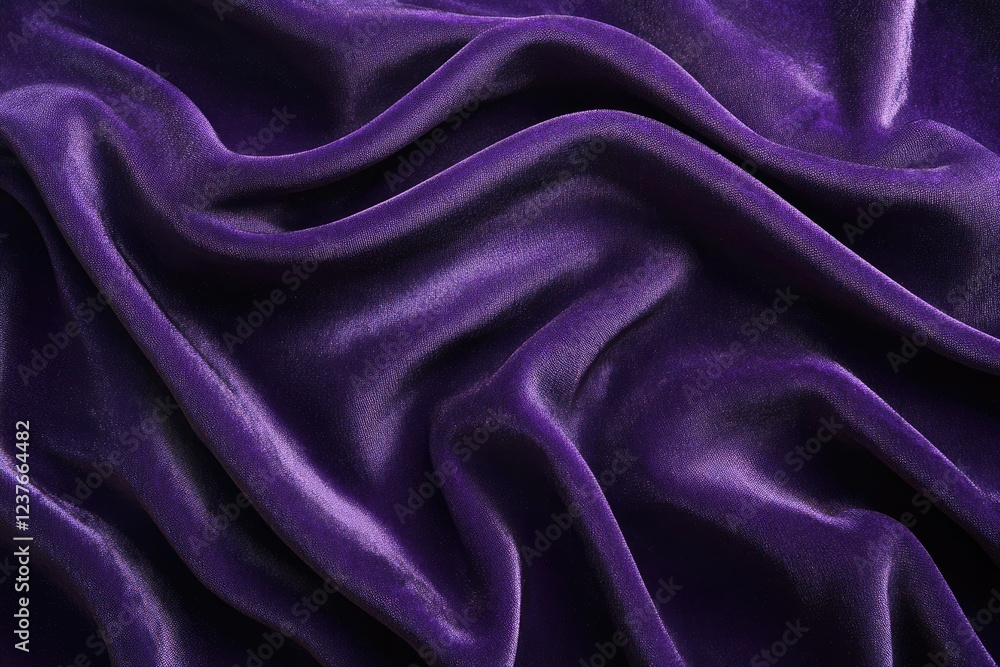 Smooth elegant purple velvet or silk fabric flowing background Smooth elegant purple velvet or silk fabric flowing background