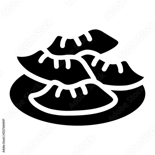 Shrimp dumplings Solid Icon