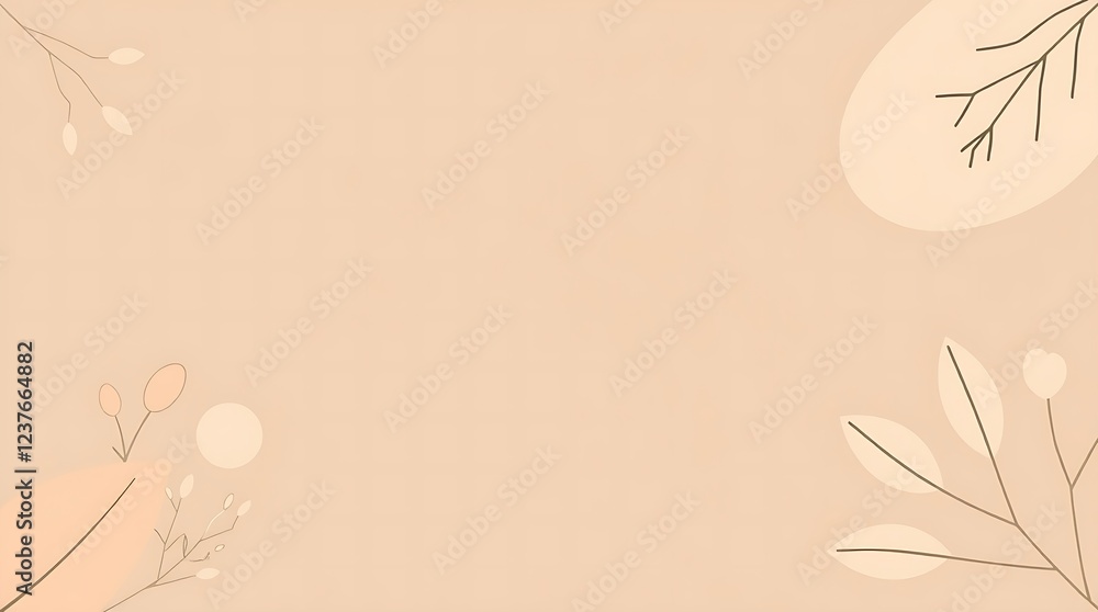 Fototapeta premium background with flowers flat 