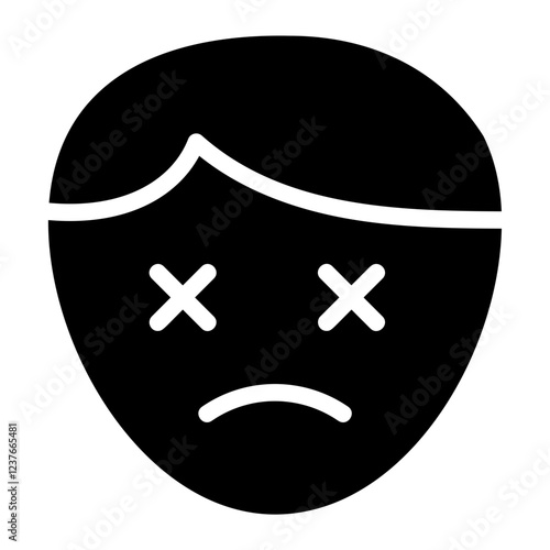 Stress Solid Icon
