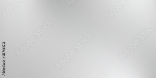 Vector slver foil background with metal mirror texture. Chrome gradient surface with light design art