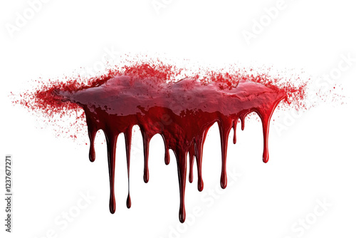 blood dripping texture - dark red splashes on black