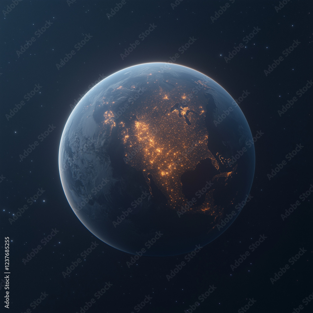 Fototapeta premium earth in space