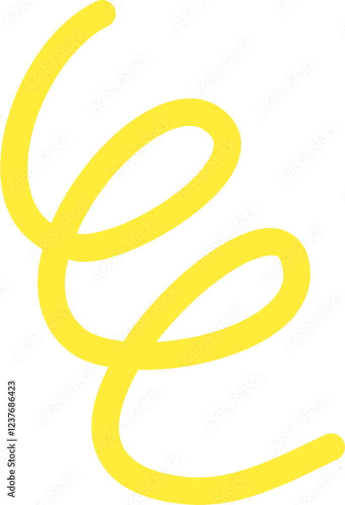 Abstract Decorative Swirl Line Abstract Decorative Swirl Line