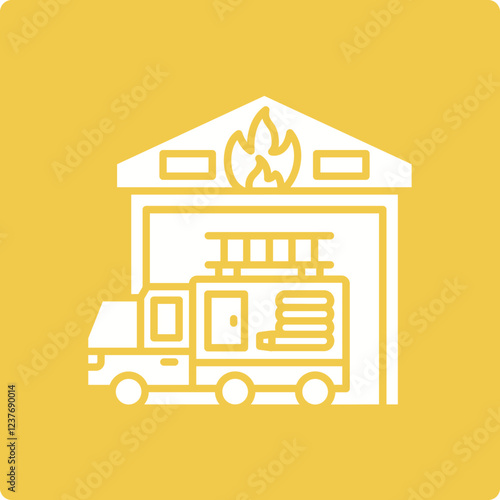 Fire Station Icon