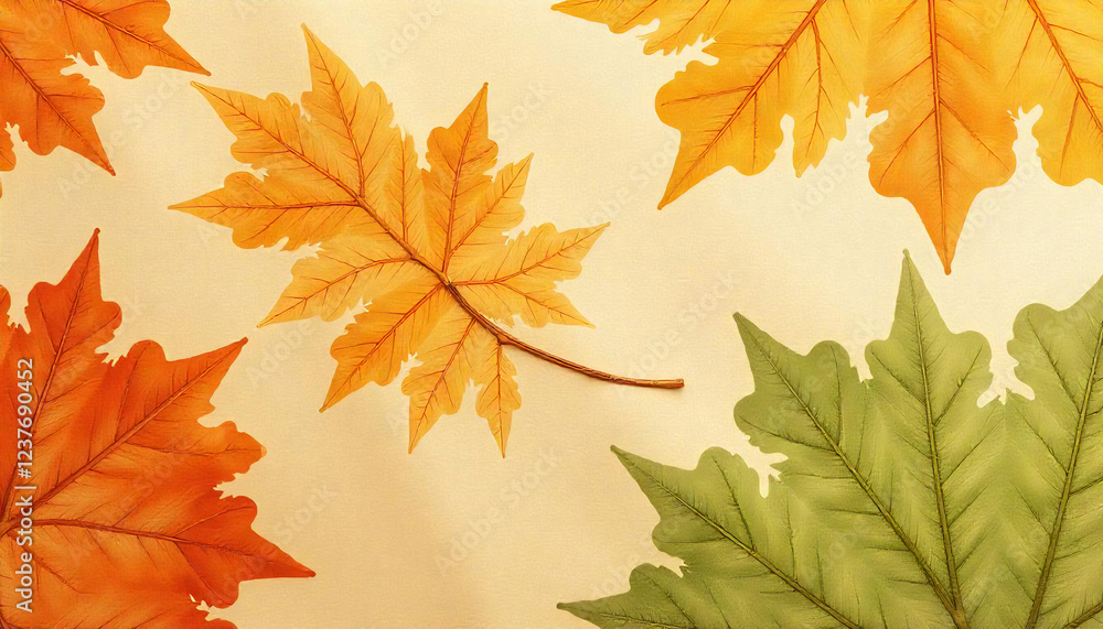 Fototapeta premium autumn leaves background