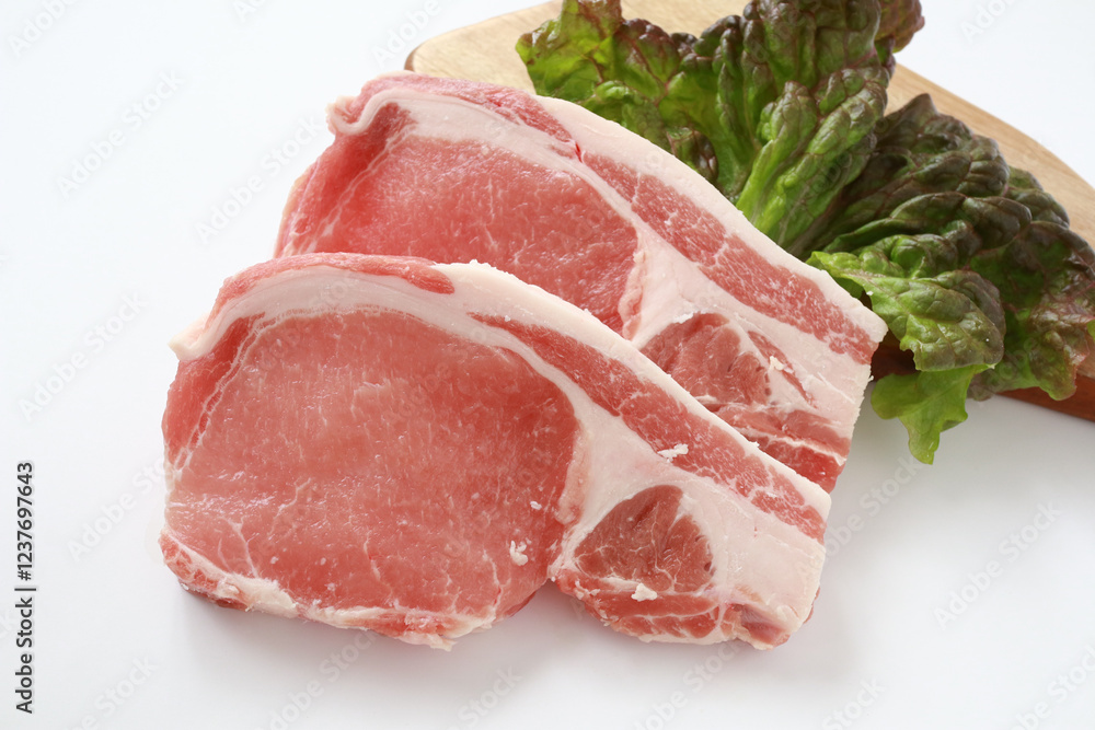 豚ロース切身　2枚