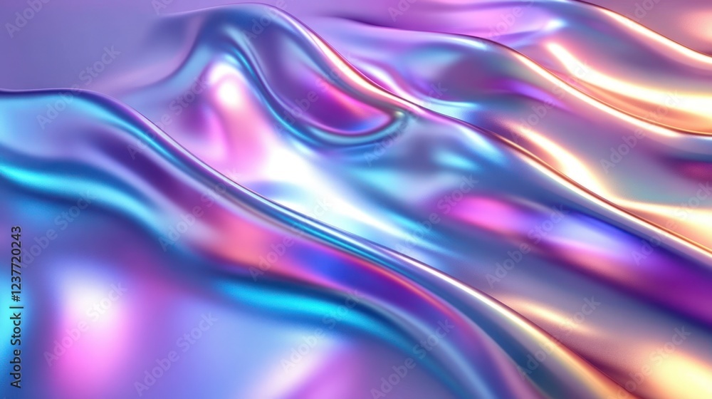 Iridescent liquid flowing, vibrant background, abstract art, design element Iridescent liquid flowing, vibrant background, abstract art, design element