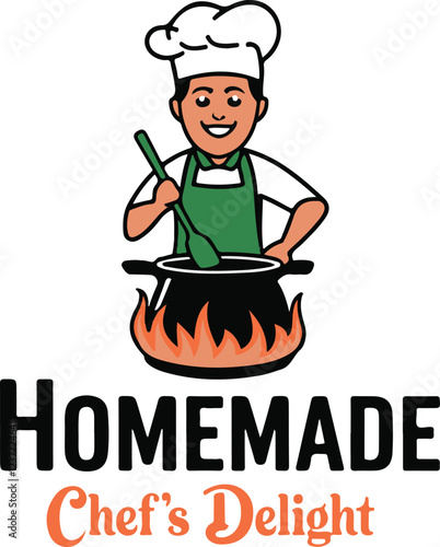 A logo for a homemade masala