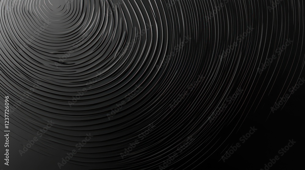 Black concentric circles abstract texture background Black concentric circles abstract texture background