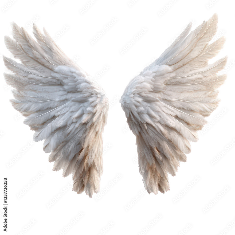 Fototapeta premium A pair of angel wings