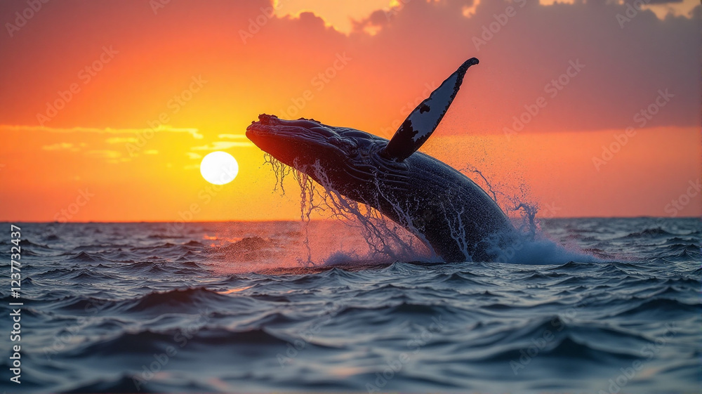 Fototapeta premium sunset in the sea