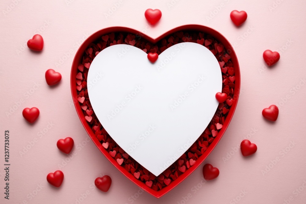 Valentine's Day Edition 3 - Love Theme with Accessories on Blank Canvas Valentine's Day Edition 3 - Love Theme with Accessories on Blank Canvas