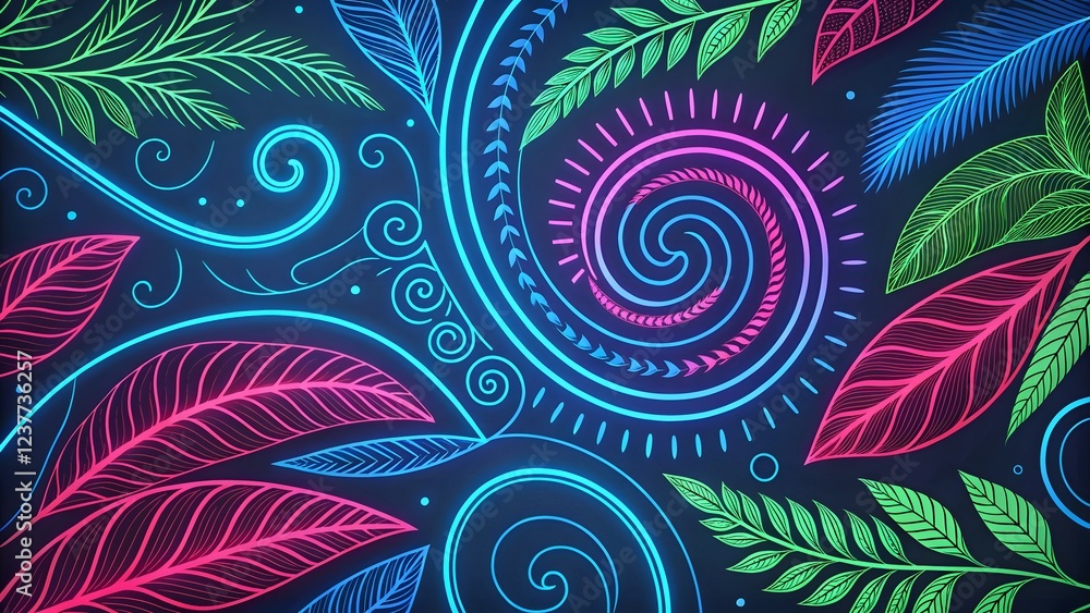 Fototapeta premium abstract background with swirls