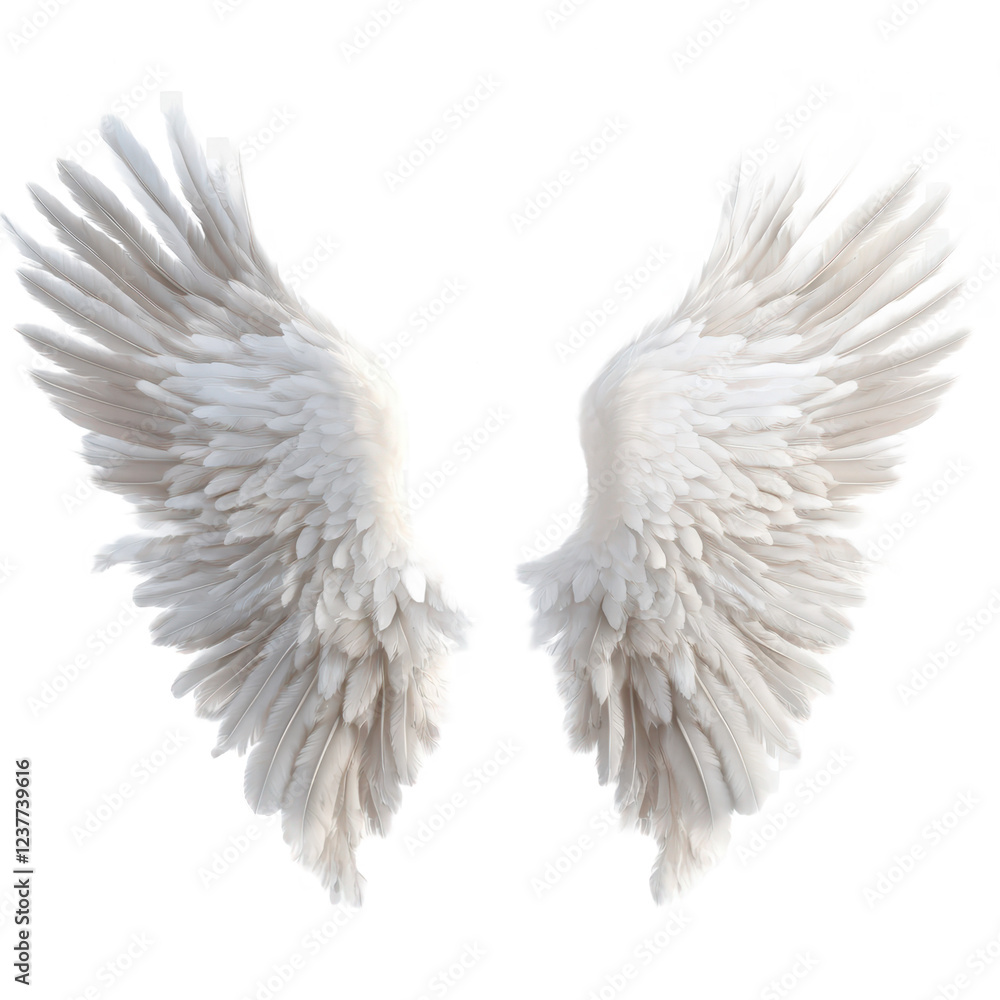 Obraz premium A pair of angel wings