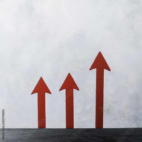 copy space arrow scale