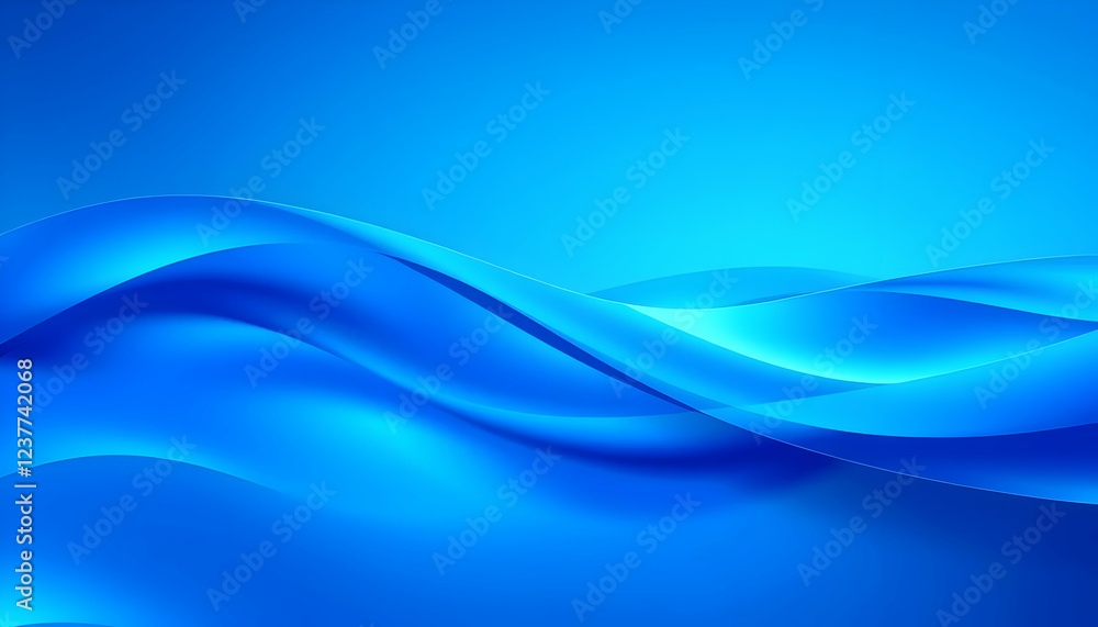 abstract blue waves, fluid dynamics, smooth curves, liquid motion, vibrant azure, digital art, minimalist design, flowing shapes, underwater feel, gradients, futuristic, 3D rendering, silky texture, c abstract blue waves, fluid dynamics, smooth curves, liquid motion, vibrant azure, digital art, minimalist design, flowing shapes, underwater feel, gradients, futuristic, 3D rendering, silky texture, c