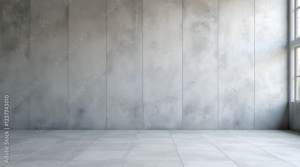 Empty Room Empty Space with cement wall floor Empty Room Empty Space with cement wall floor