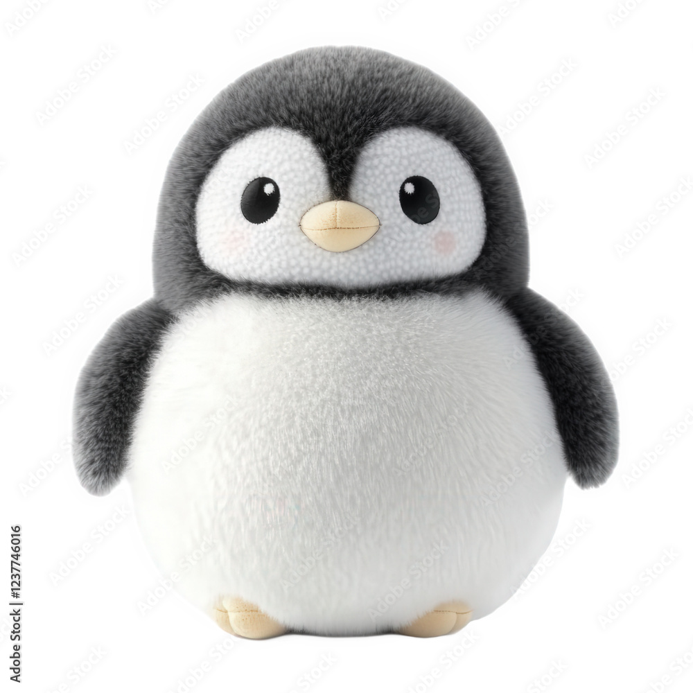 Fototapeta premium A plush penguin toy