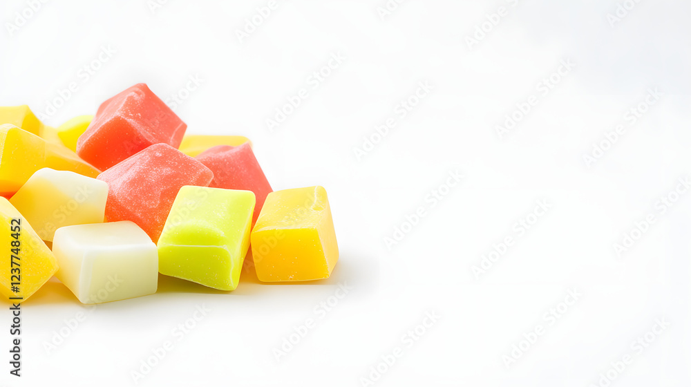 Close-up of brightly colored processed foods arranged neatly on a clean surface, showcasing vibrant textures and appealing presentation for culinary photography.
Close-up of brightly colored processed foods arranged neatly on a clean surface, showcasing vibrant textures and appealing presentation for culinary photography.