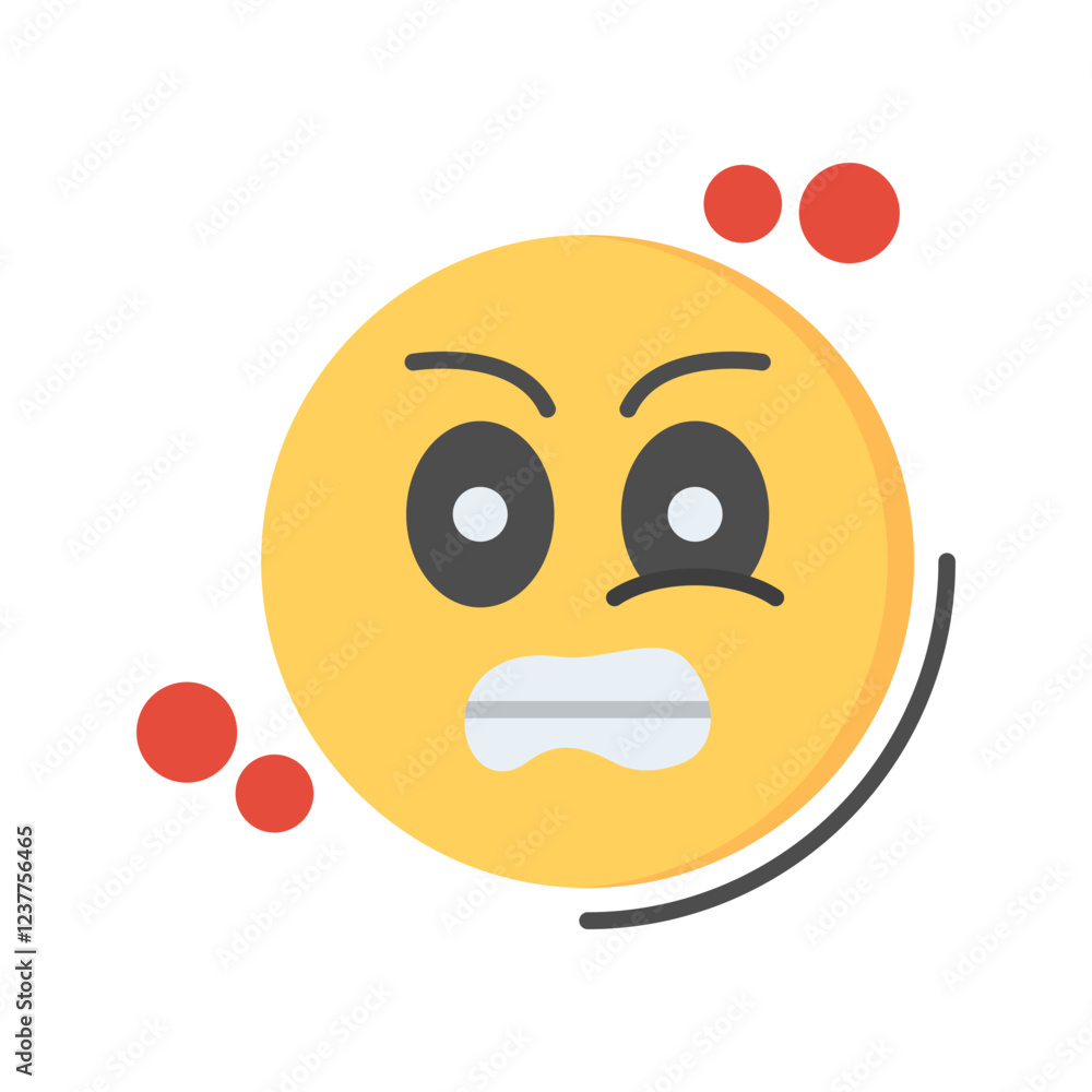 Fototapeta premium Grimacing Icon