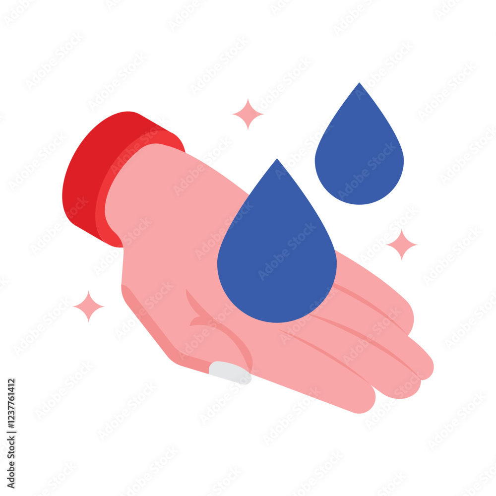Saving water Isometric Filled style icon. Eps 10 File Saving water Isometric Filled style icon. Eps 10 File