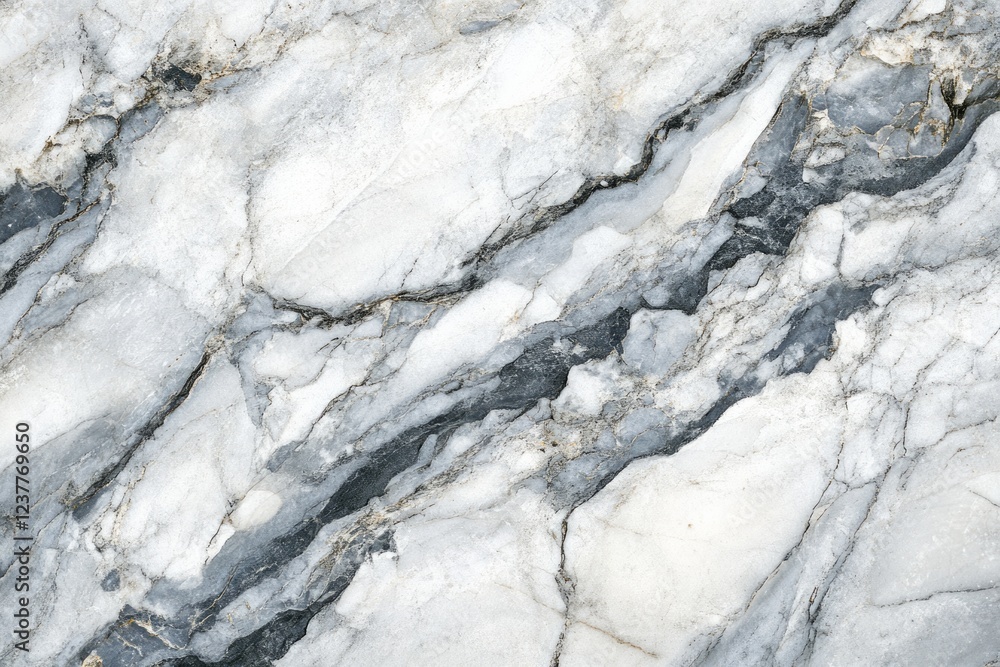 Texture of polished marble with light gray and dark gray veins in a contemporary setting Texture of polished marble with light gray and dark gray veins in a contemporary setting