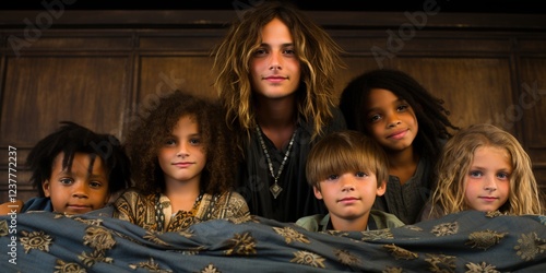 group of people in a bar