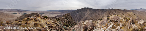 Panorama From The Summit Of Indianhead Mountain In Anza Borrego Desert State Park In California photo