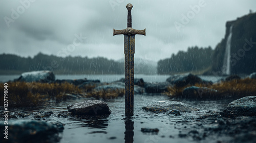 The legendary sword that pierces the earth