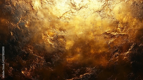 Wallpaper Mural Golden Textured Surface. Generative AI Torontodigital.ca