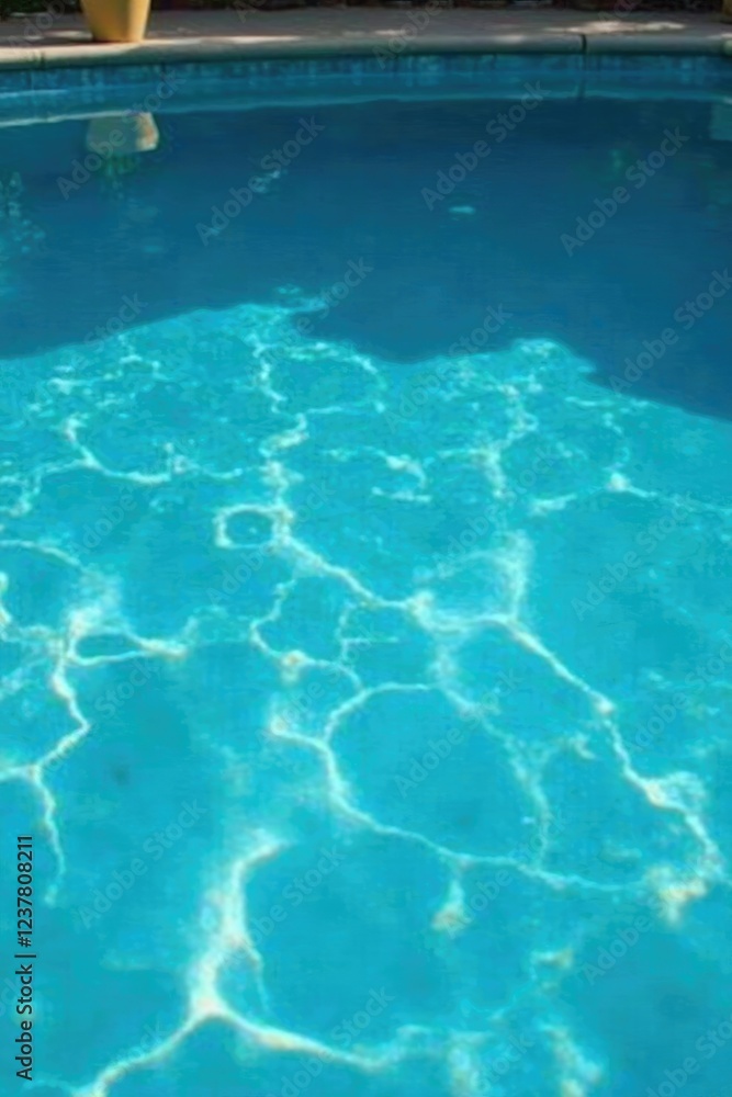 Sparkling clear pool water reflected in a perfectly still surface, pool reflection, reflective water Sparkling clear pool water reflected in a perfectly still surface, pool reflection, reflective water