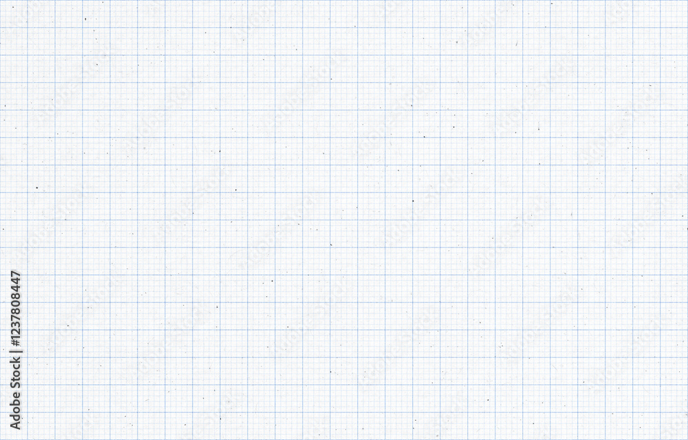 Texture of graph paper, Blue grid line paper sheet