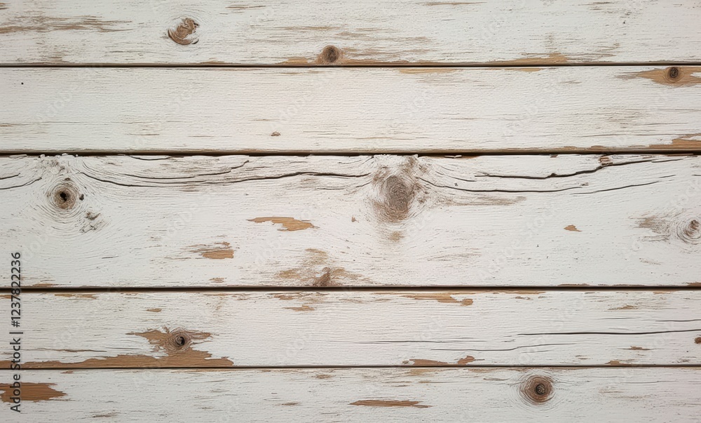Weathered white wooden planks background Weathered white wooden planks background