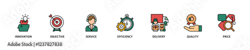 Product engineering icon set flow process which consists of design, innovation, planning, support, testing, development, management, deployment icon live stroke and easy to edit .