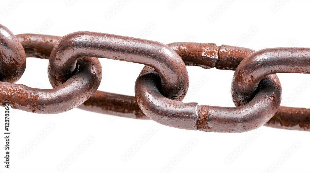 Rusty Chain Links Close Up Detail Strong Metal Texture Background Rusty Chain Links Close Up Detail Strong Metal Texture Background